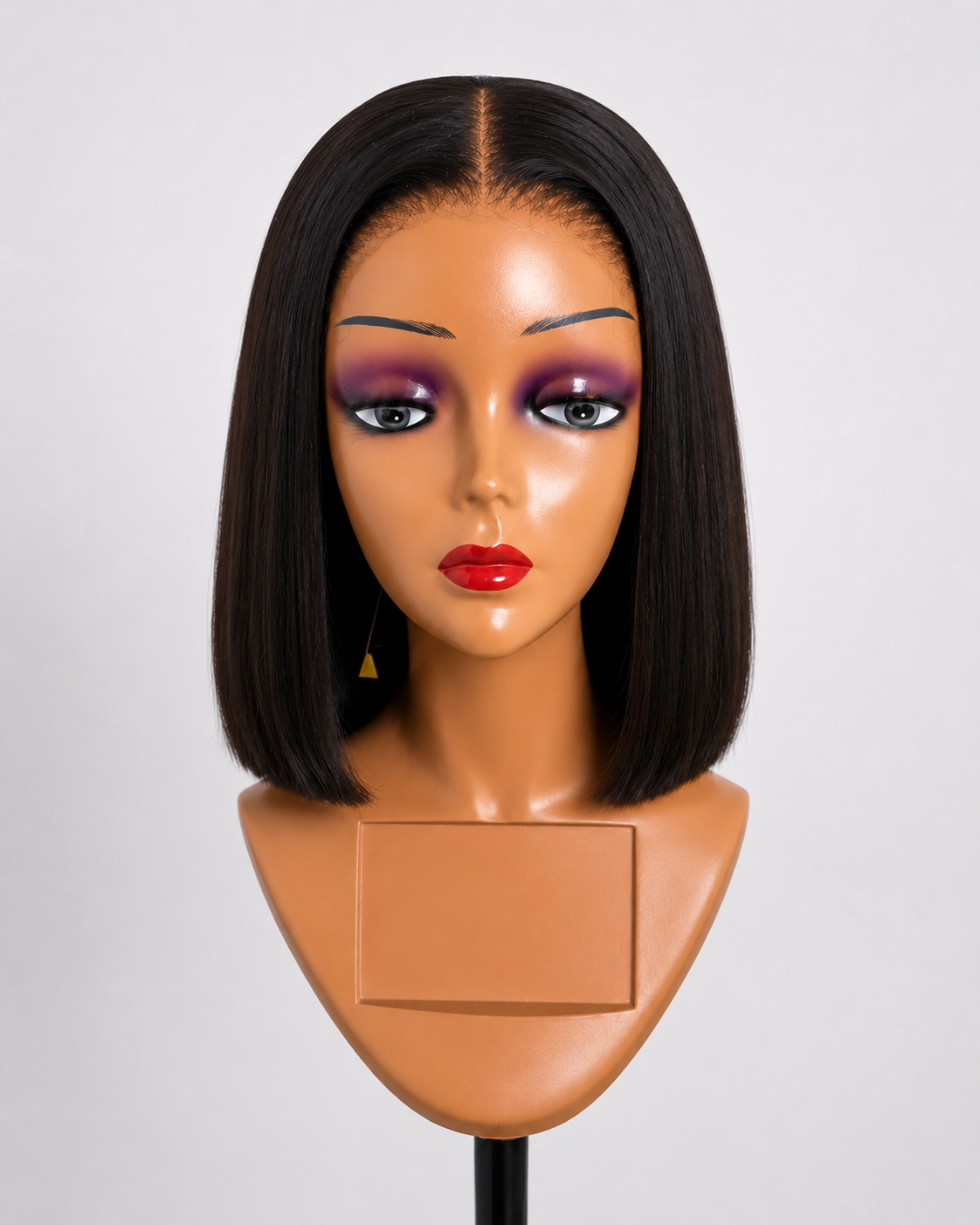 5x5 HD Glueless Bob Wig – Straight – 100% Human Hair (180% Density)