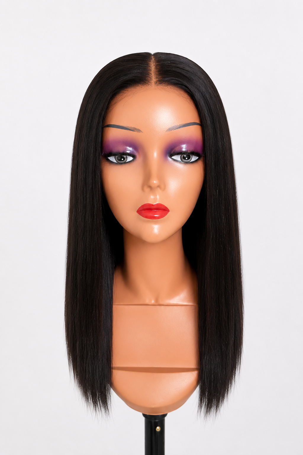 13x4 Transparent Lace Glueless Wig – Bone Straight – 100% Human Hair (180% Density)