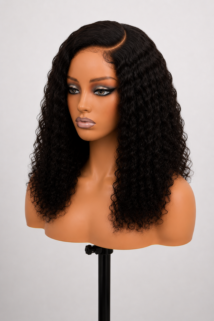 5x5 HD Glueless Wig – Pixie Curly C Part – 100% Human Hair (180% Density)