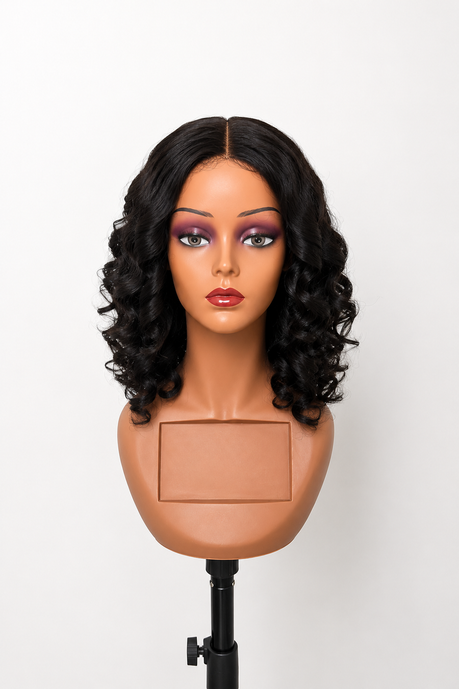 5x5 HD Glueless Wig – Bouncy Curly – 100% Human Hair (180% Density)